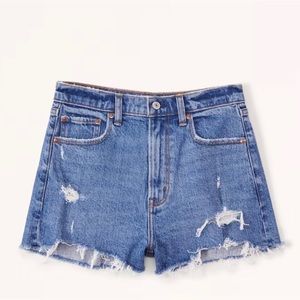 Abercrombie & Fitch High Rise Mom Shorts Sz 27/4